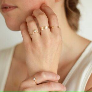 Opal Arch Ring | Size 6 1/2